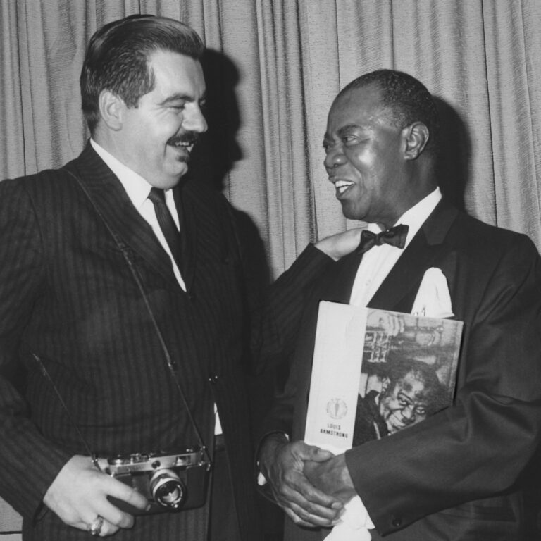 Jack Bradley and Louis Armstrong