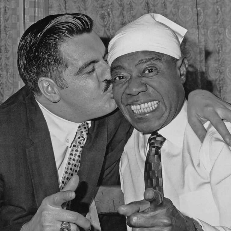 Jack Bradley and Louis Armstrong